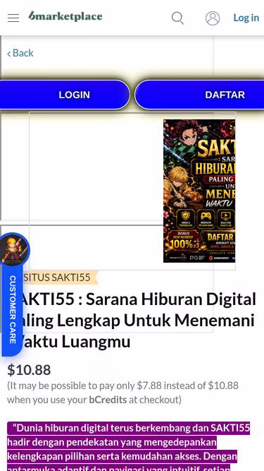 Screenshot of sakti55.link