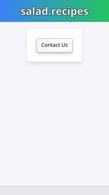 Screenshot of salad.recipes