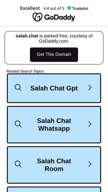 Screenshot of salah.chat