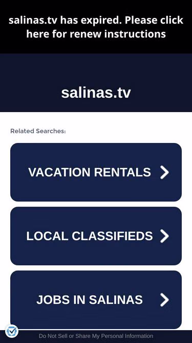 Screenshot of salinas.tv