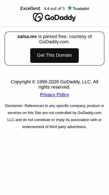 Screenshot of salsa.mx