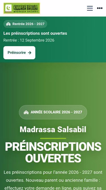Screenshot of salsabil.cm