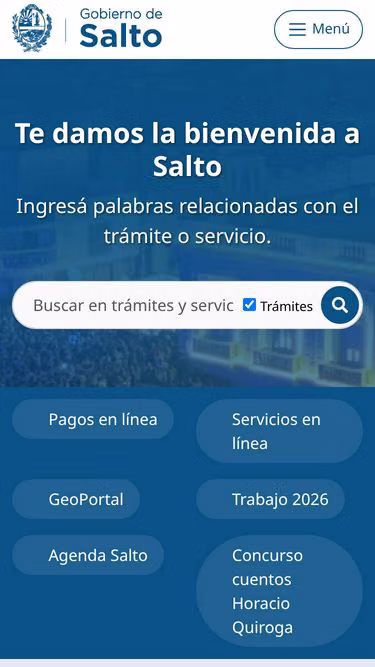 Screenshot of salto.uy