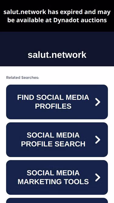 Screenshot of salut.network