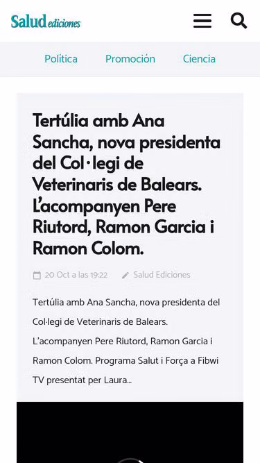 Screenshot of salut.org