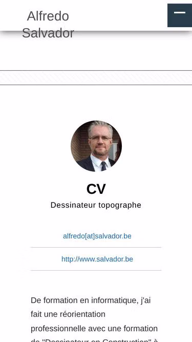 Screenshot of salvador.be