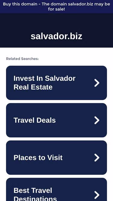 Screenshot of salvador.biz
