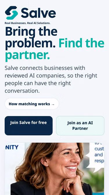 Screenshot of salve.co.nz