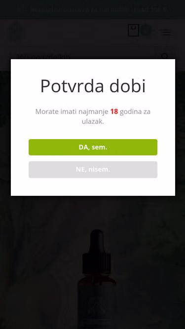Screenshot of saman.hr