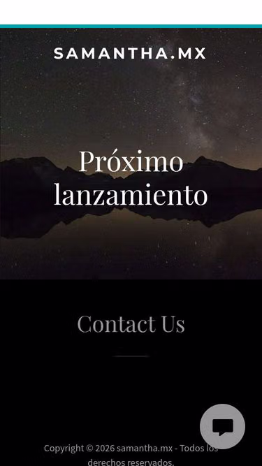 Screenshot of samantha.mx