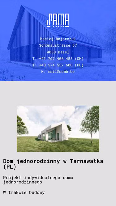 Screenshot of samb.be