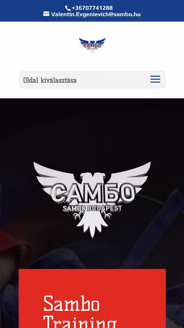 Screenshot of sambo.hu