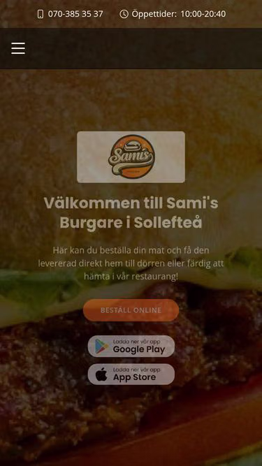 Screenshot of samis.se