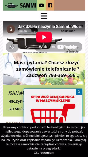 Screenshot of sammi.com.pl