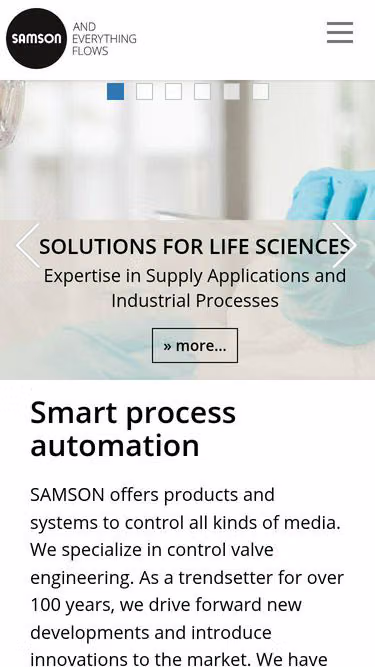 Screenshot of samson.co.th