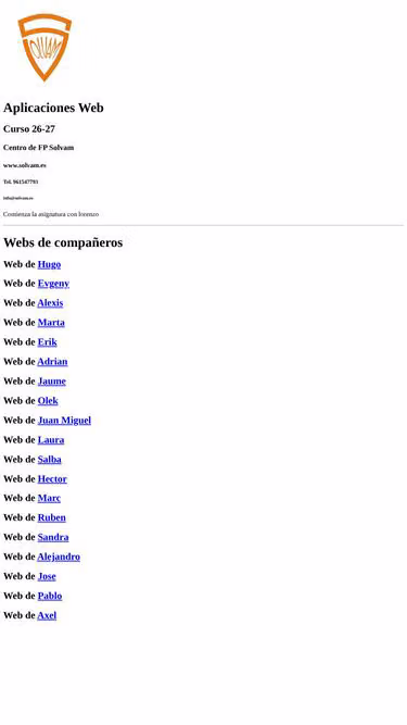Screenshot of samu.com.es