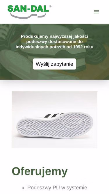Screenshot of sandal.pl