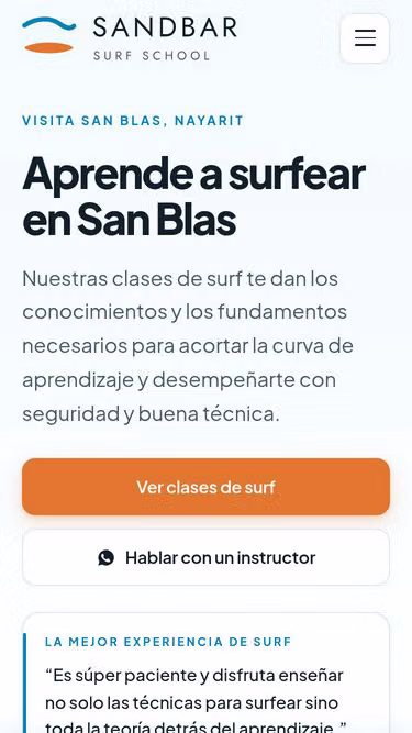 Screenshot of sandbar.mx