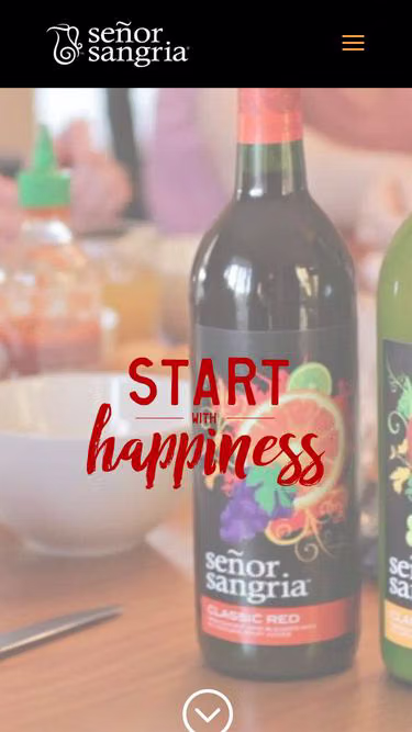 Screenshot of sangria.name