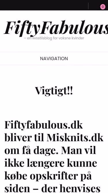 Screenshot of sanity.dk