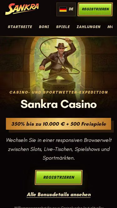 Screenshot of sankra.biz