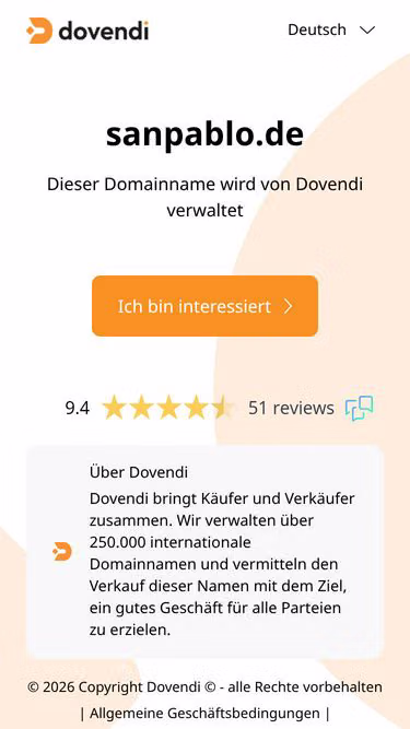 Screenshot of sanpablo.de