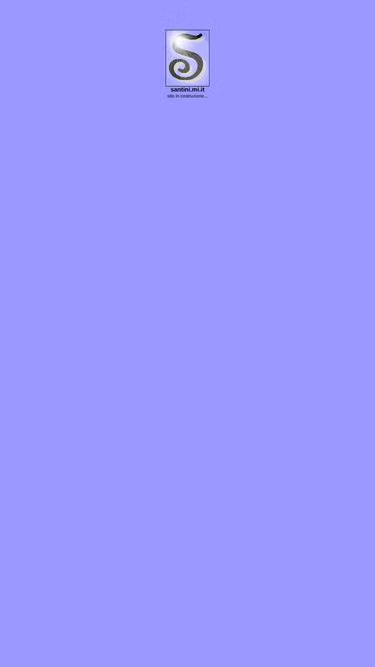 Screenshot of santini.mi.it