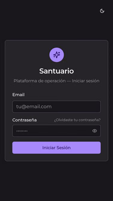 Screenshot of santuario.online