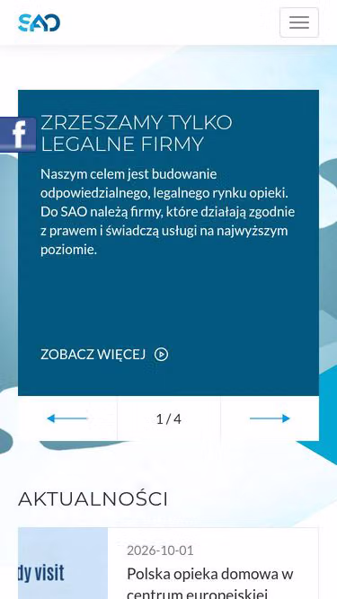 Screenshot of sao.org.pl