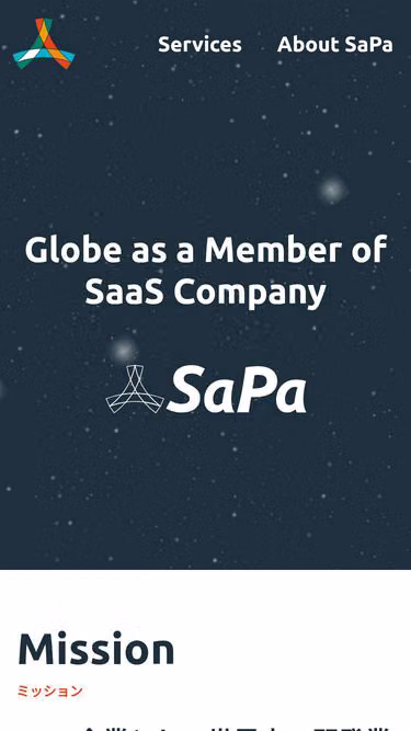 Screenshot of sapa.co.jp
