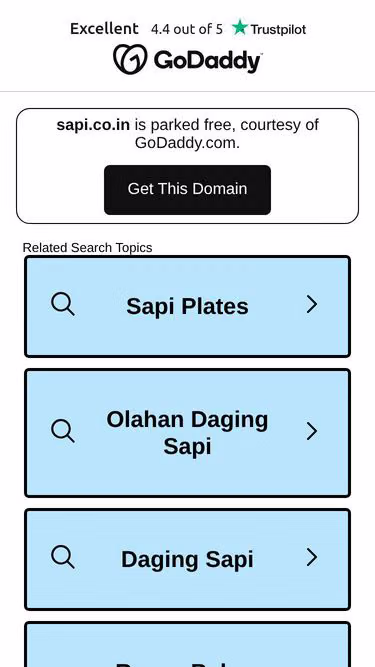 Screenshot of sapi.co.in