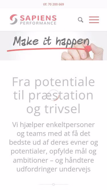 Screenshot of sapiens.nu