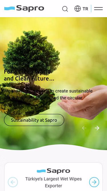 Screenshot of sapro.bg