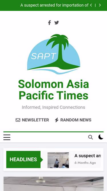 Screenshot of sapt.news
