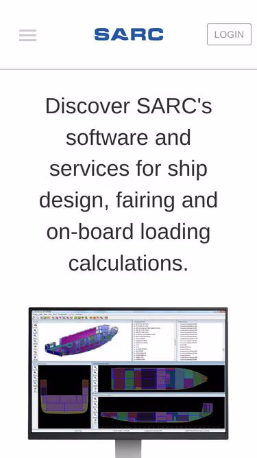 Screenshot of sarc.nl