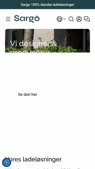 Screenshot of sargo.dk