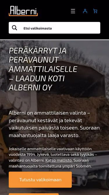 Screenshot of saris.fi