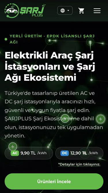 Screenshot of sarj.com.tr
