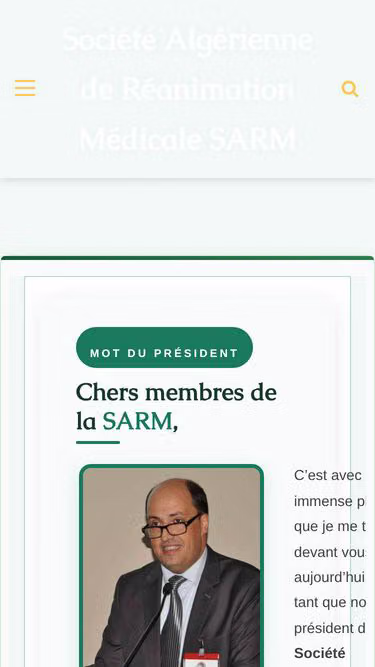 Screenshot of sarm.dz