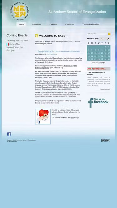 Screenshot of sase.ca