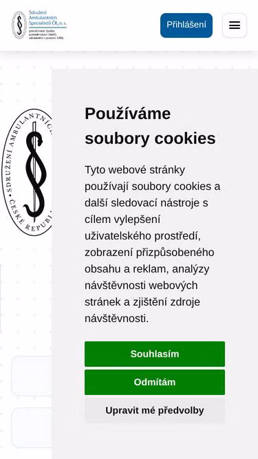 Screenshot of sasp.cz