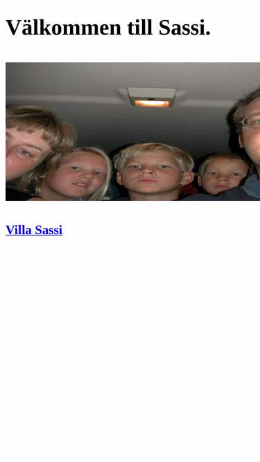 Screenshot of sassi.se