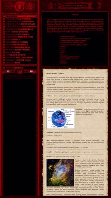 Screenshot of satan.lt