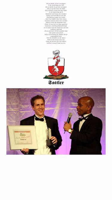 Screenshot of sattler.nl