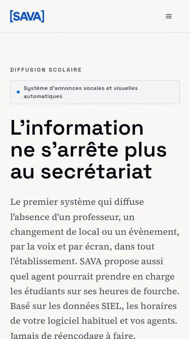 Screenshot of sava.pro