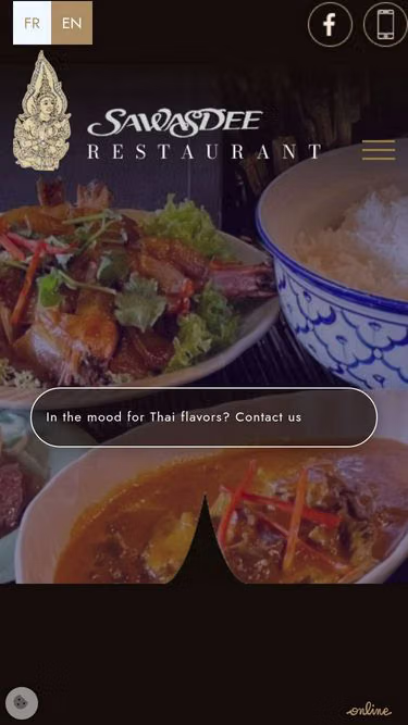 Screenshot of sawasdee.be