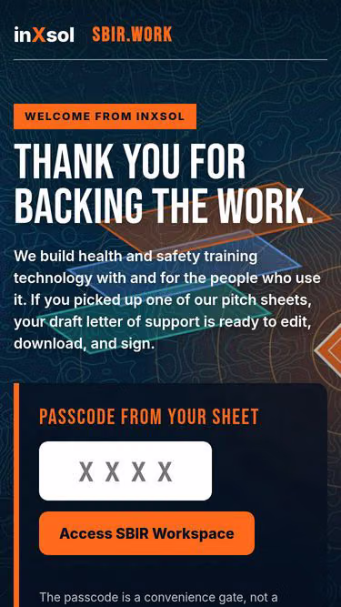 Screenshot of sbir.work