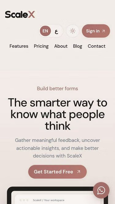 Screenshot of scalex.om