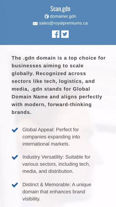 Screenshot of scan.gdn