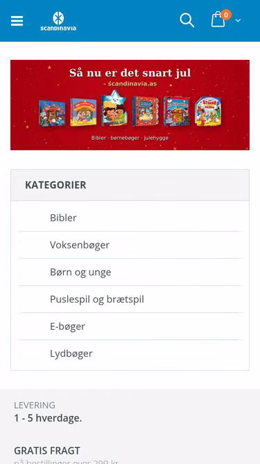 Screenshot of scandinavia.as